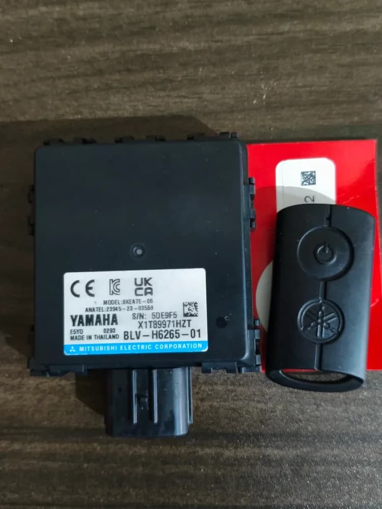 Set SCU dan Remote Keyless Yamaha 2025 BLV-H6265-01 Original (Modul MCU) Galeri 2 Original - Aznicom Auto Solutions