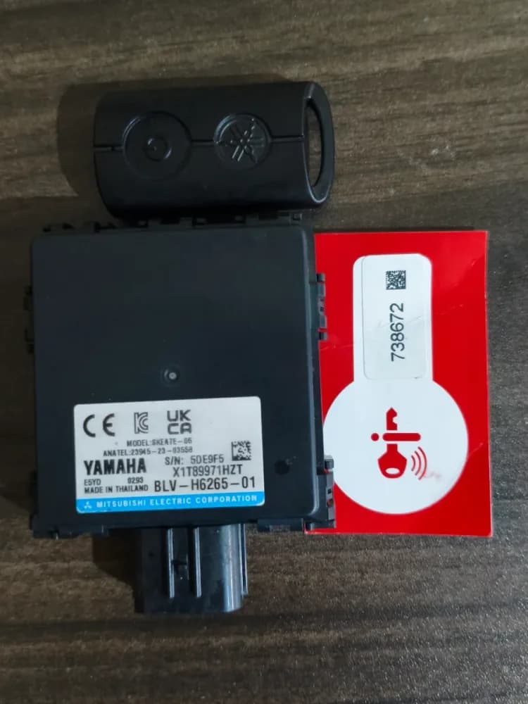 Set SCU dan Remote Keyless Yamaha 2025 BLV-H6265-01 Original (Modul MCU) Galeri 3 Original - Aznicom Auto Solutions